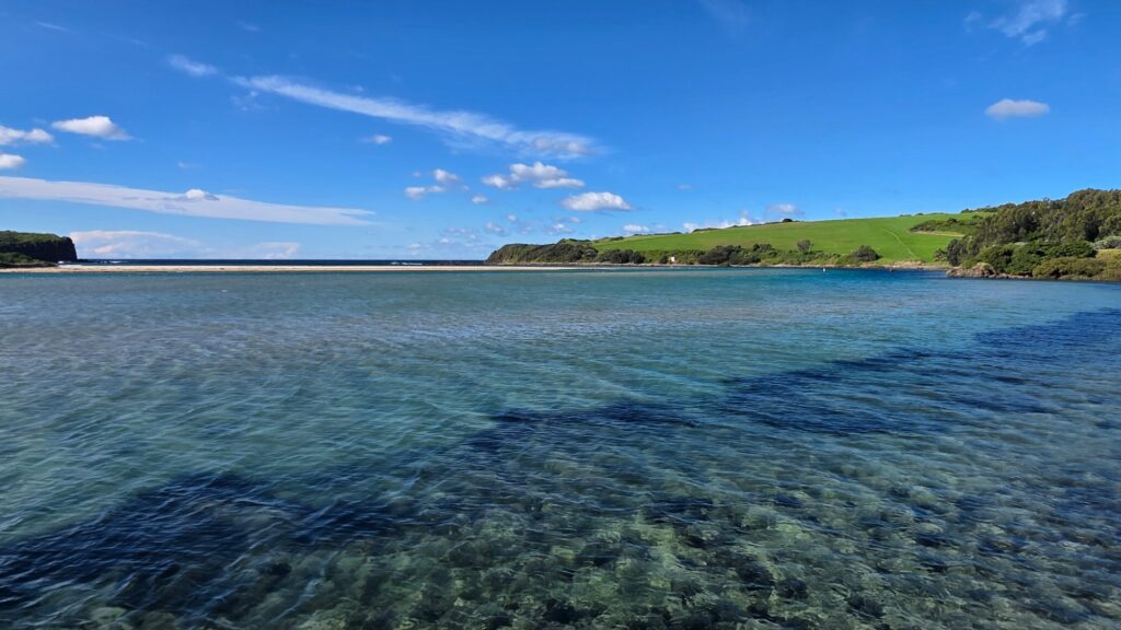Minnamurra River on the Kiama to Shellharbour ebike ride