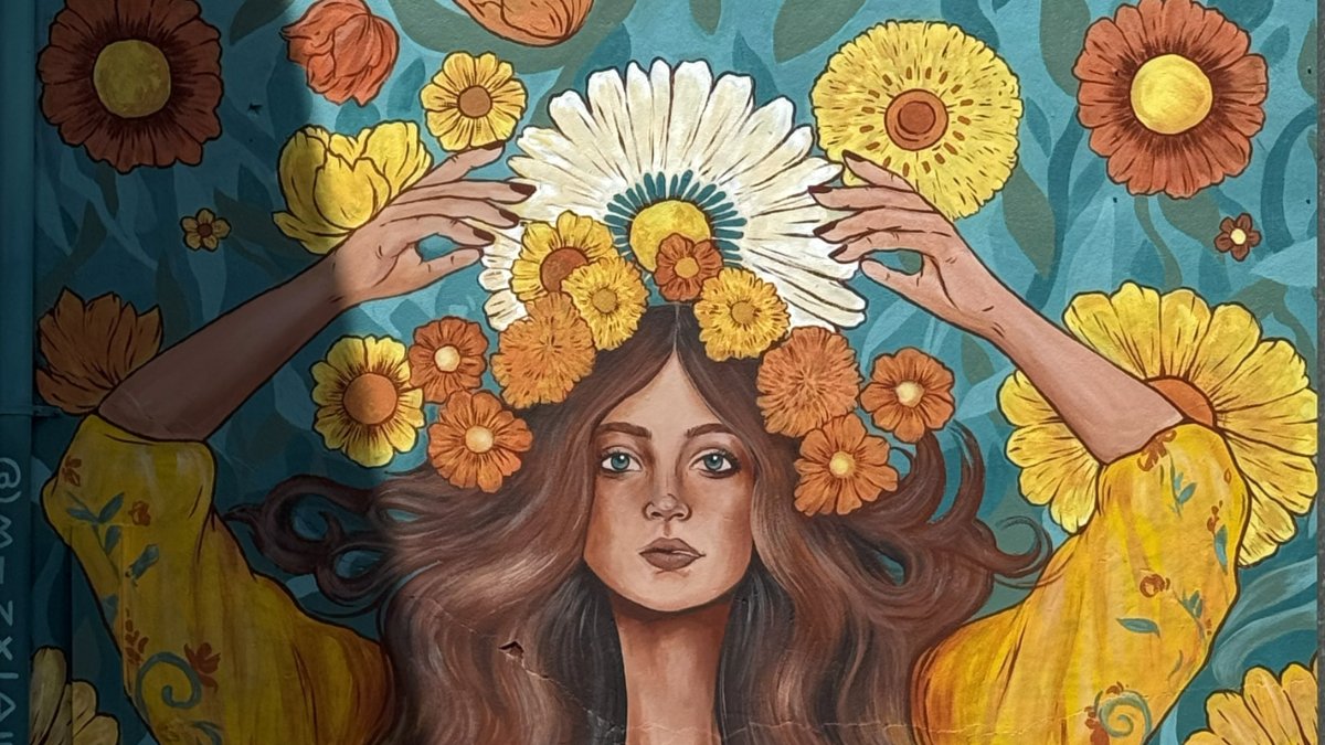 Street art mural in Lismore, Northern Rivers NSW
