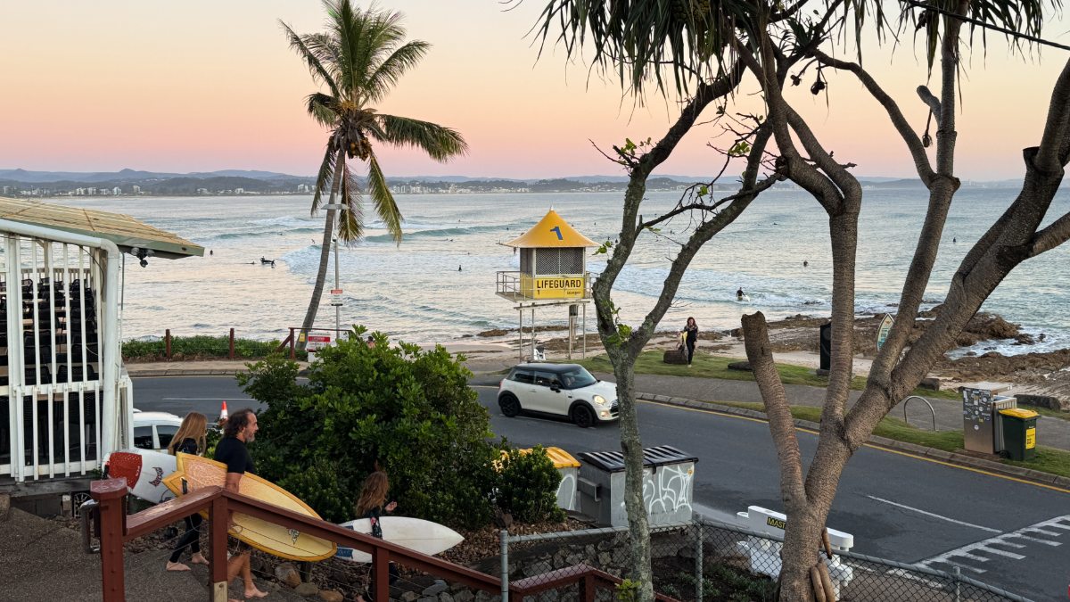 Snapper Rocks at Coolangatta on the Gold Coast