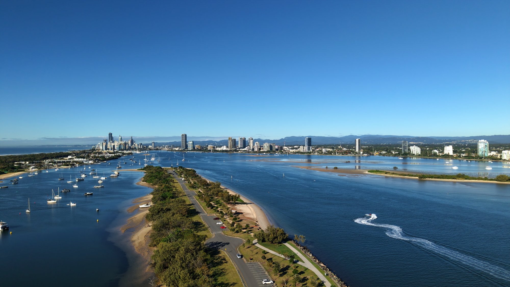 The Spit and Broadwater on the Gold Coast